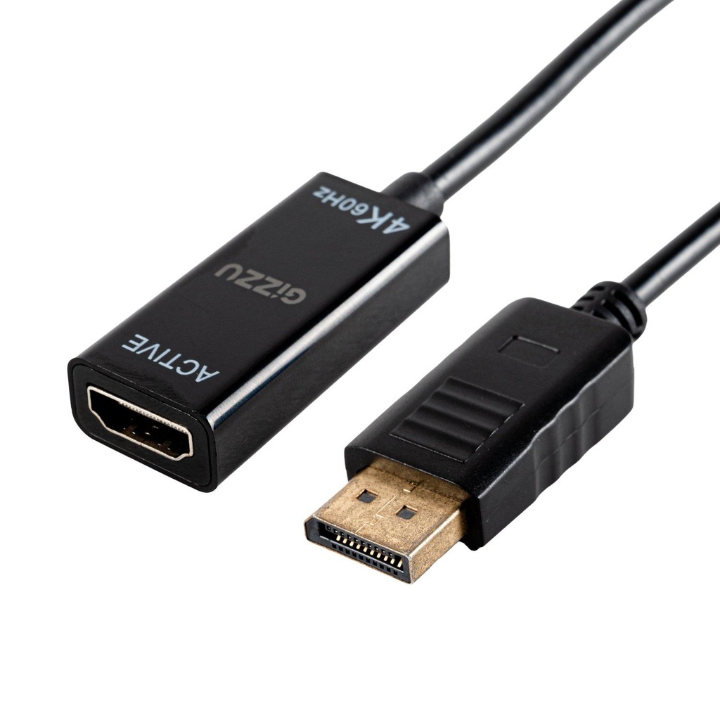 [P582-003-HD-V4A] DisplayPort 1.4 to HDMI Active Adapter Cable (M/M), 4K 60 Hz, 4:4:4, HDR, HDCP 2.2, 3 ft. (0.9 m)