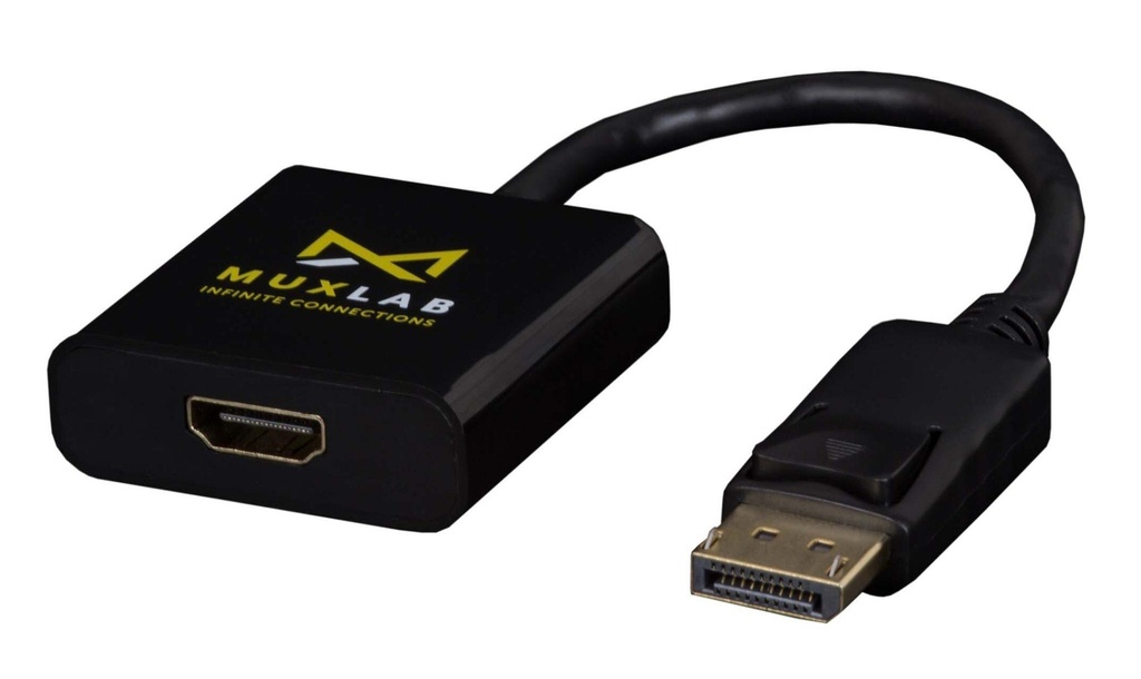 DisplayPort 1.4 to HDMI Active Adapter Cable (M/M), 4K 60 Hz, 4:4:4, HDR, HDCP 2.2, 6 ft. (1.8 m)