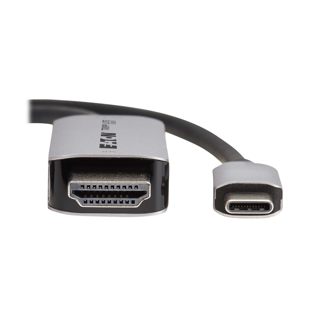 [U444-003-H8K6] USB-C to HDMI Active Adapter Cable (M/M) - 8K 60 Hz, 4K 144 Hz, HDR, 4:4:4, HDCP 2.3, Black, 3 ft. (0.9 m)