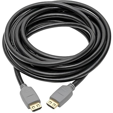 [P569-015-CERT] 4K HDMI Cable with Ethernet (M/M) - 4K 60 Hz, Gripping Connectors, 15 ft.