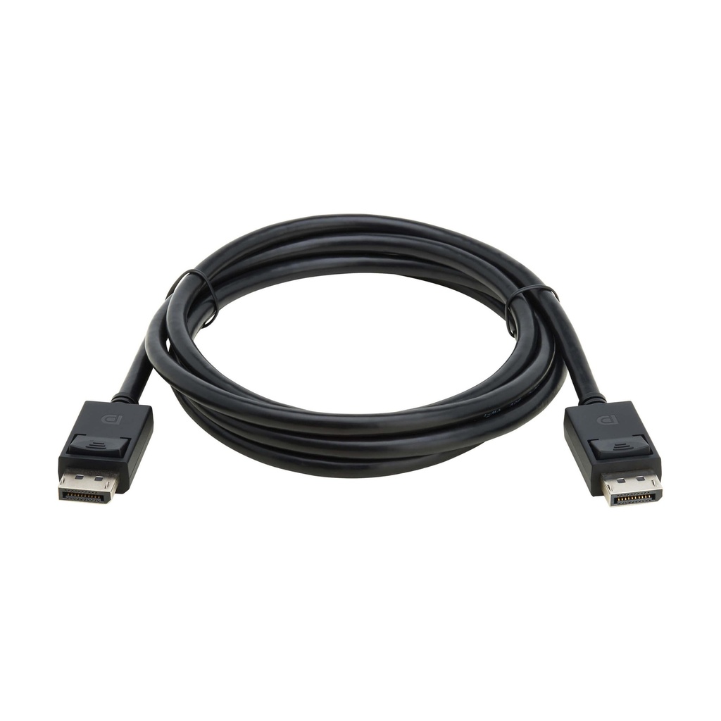 [P580-025-8K6] DisplayPort Cable with Latching Connectors (M/M), 8K 60 Hz, HDR, HBR3, 4:4:4, HDCP 2.2, 25 ft. (7.6 m), Black