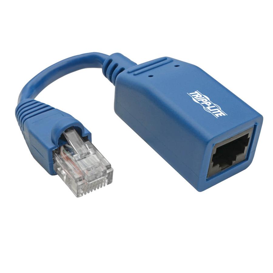 [N034-05N-BL] Cisco Console Rollover Cable Adapter (RJ45 M/F) - Blue, 5 in.