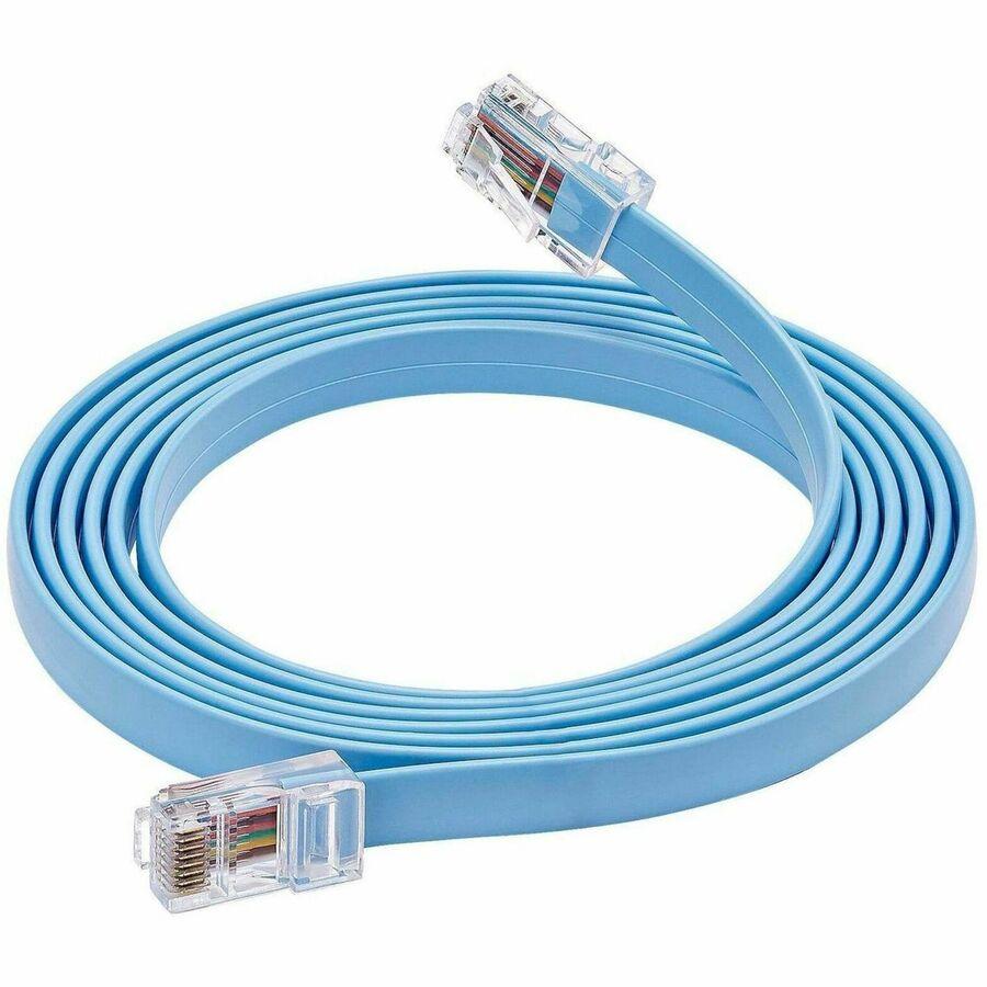 [N205-006-BL-FCR] Cisco Console Rollover Cable (RJ45 M/M), 6 ft. (1.83 m)
