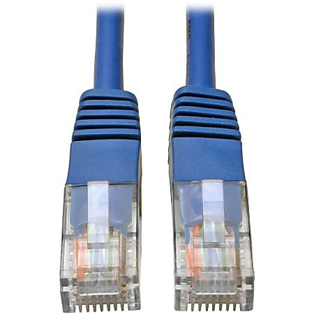 Cat5e 350 MHz Molded (UTP) Ethernet Cable (RJ45 M/M) - Blue, 5 ft. (1.52 m)