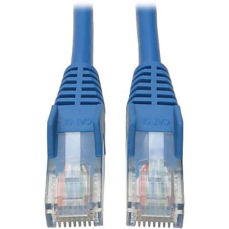 Cat5e 350 MHz Molded (UTP) Ethernet Cable (RJ45 M/M) - Blue, 10 ft. (3.05 m)