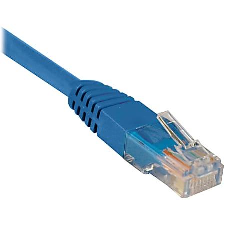 [N002-025-BL] Cat5e 350 MHz Molded (UTP) Ethernet Cable (RJ45 M/M), PoE - Blue, 25 ft. (7.62 m)