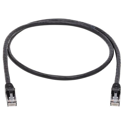 [N261-003-BK] Cat6a 10G Snagless UTP Ethernet Cable (RJ45 M/M), Black, 3 ft. (0.91 m)