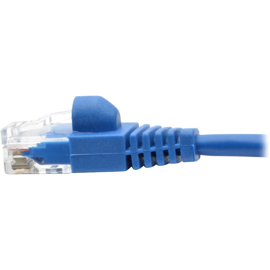 [N261-003-BL] Cat6a 10G Snagless Molded UTP Ethernet Cable (RJ45 M/M), PoE, Blue, 3 ft. (0.9 m)