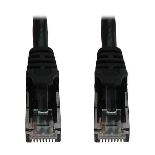 [N261-006-BK] Cat6a 10G Snagless Molded UTP Ethernet Cable (RJ45 M/M), PoE, Black, 6 ft. (1.8 m)