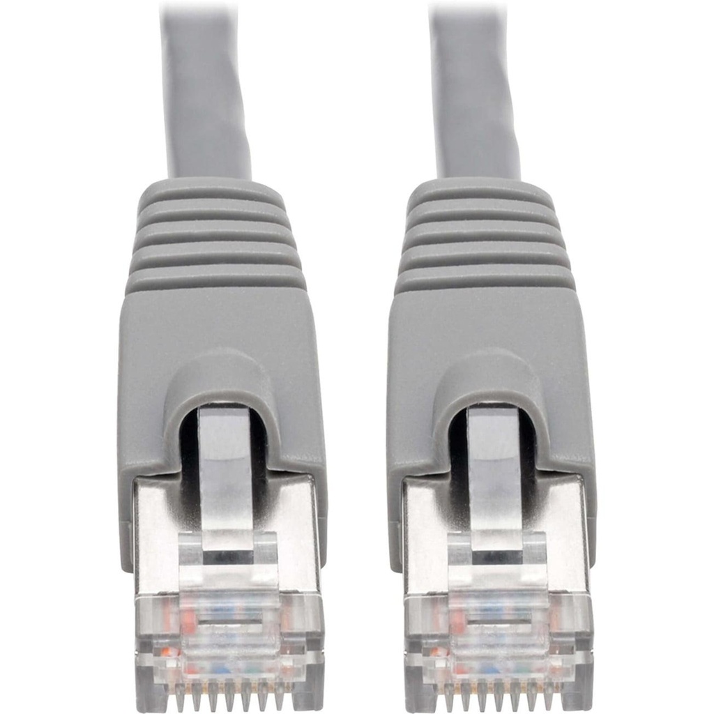 [N262-005-BK] Cat6a 10G Snagless Shielded STP Ethernet Cable (RJ45 M/M), PoE, Black, 5 ft. (1.52 m)