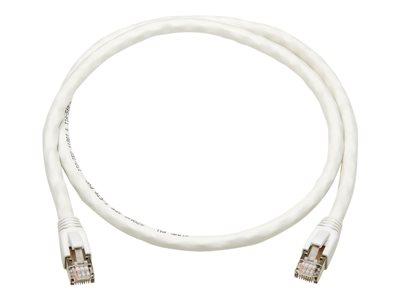 [N272-010-WH] Cat8 25G/40G Certified Snagless Shielded S/FTP Ethernet Cable (RJ45 M/M), PoE, White, 10 ft. (3.05 m)