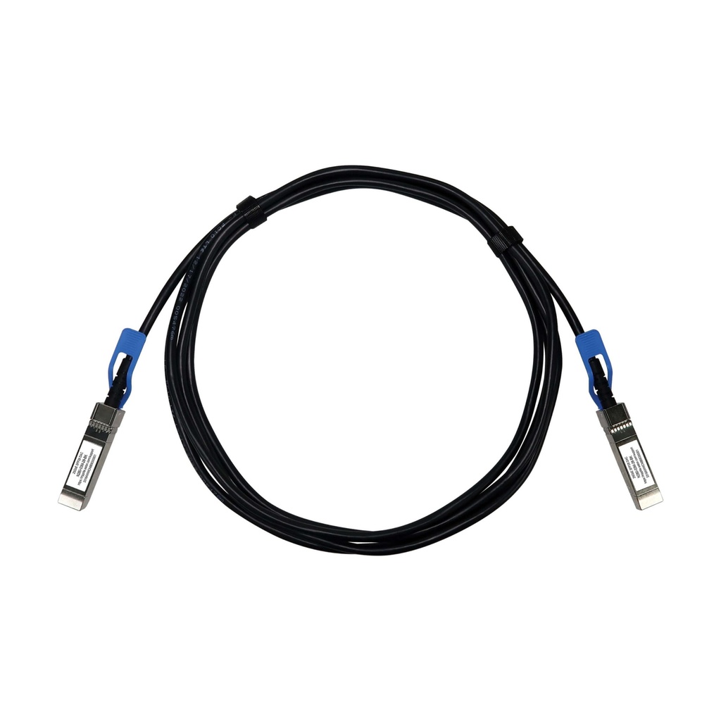 [N280-03M-28-BK] SFP28 25Gbase-CR1 Passive Twinax Copper Cable, SFP-H25G-CU3M Compatible, Black, 3M (9.84 ft.)