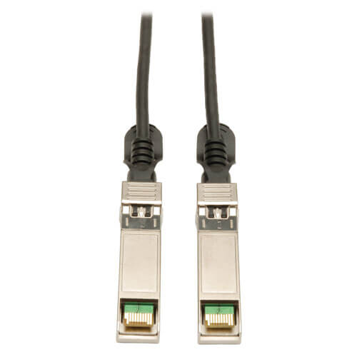 [N280-05M-BK] SFP+ 10Gbase-CU Passive Twinax Copper Cable, SFP-H10GB-CU5M Compatible, Black, 5M (16.4 ft.)