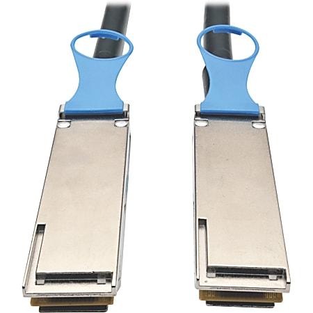 [N282-01M-28-BK] QSFP28 to QSFP28 100GbE Passive DAC Cable (M/M), QSFP-100G-CU1M Compatible, 1M (3.28 ft.)