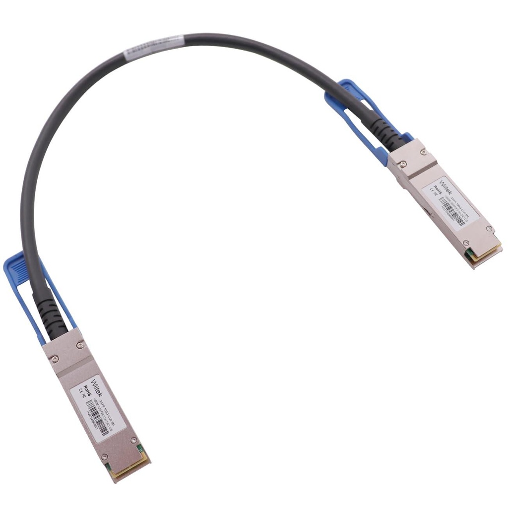 [N282-02M-28-BK] QSFP28 to QSFP28 100GbE Passive DAC Cable (M/M), QSFP-100G-CU2M Compatible, 2M (6.56 ft.)