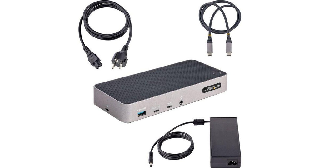 [U442-DOCK7D-B] USB-C Dock, Triple Display - 4K HDMI & DP, VGA, USB 3.2 Gen 1, USB-A/C Hub, GbE, 100W PD Charging