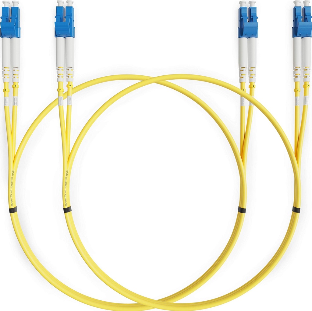 [N366-01M] Duplex Singlemode 9/125 Fiber Patch Cable (LC/SC), 1M (3 ft.)