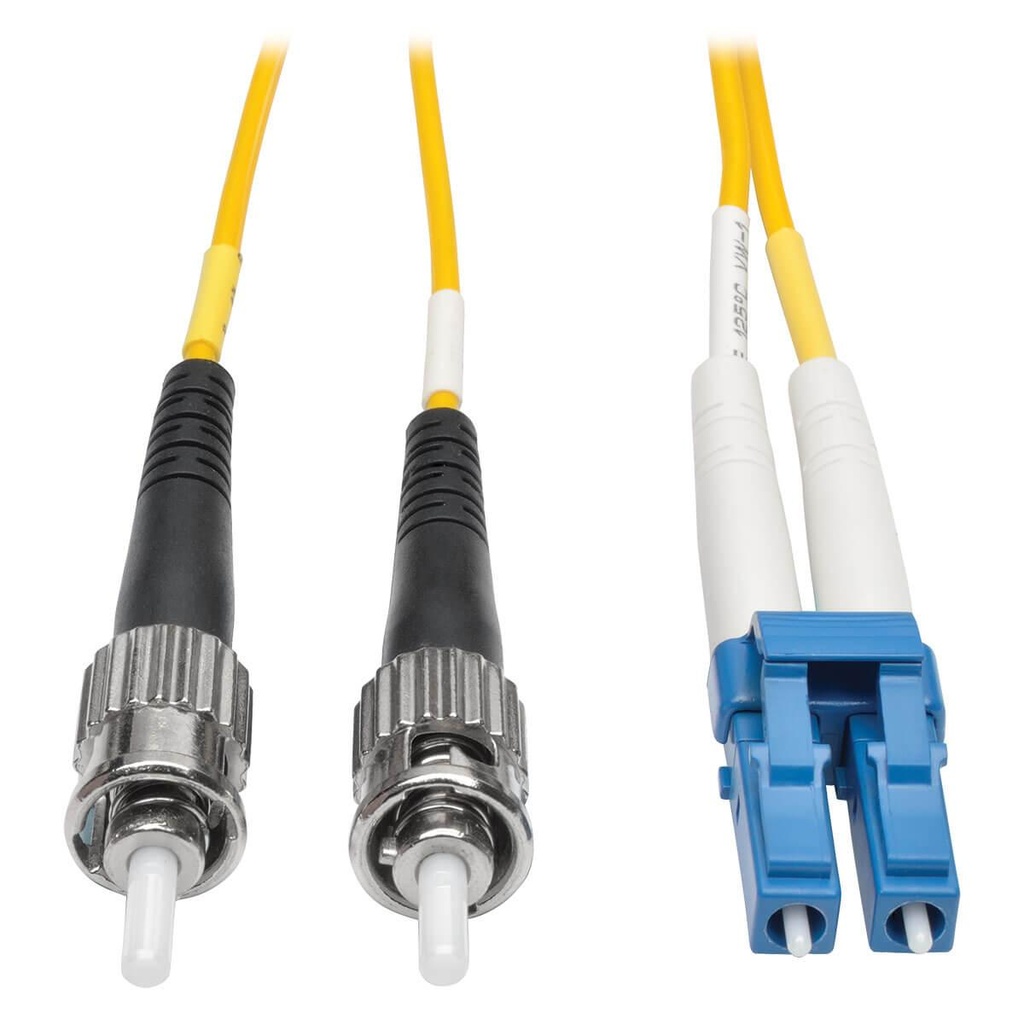 [N368-01M] Duplex Singlemode 9/125 Fiber Patch Cable (LC/ST), 1M (3 ft.)