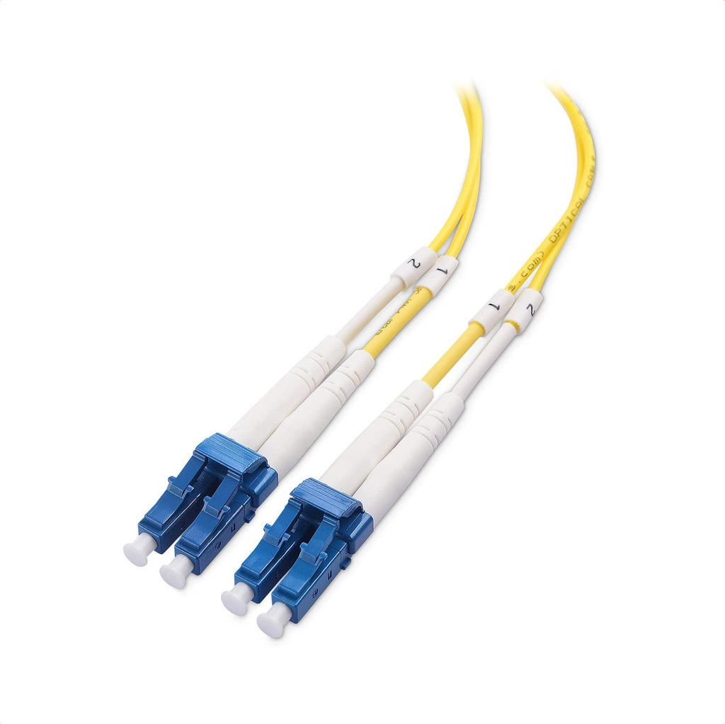 [N370-01M] Duplex Singlemode 9/125 Fiber Patch Cable (LC/LC), 1M (3 ft.)