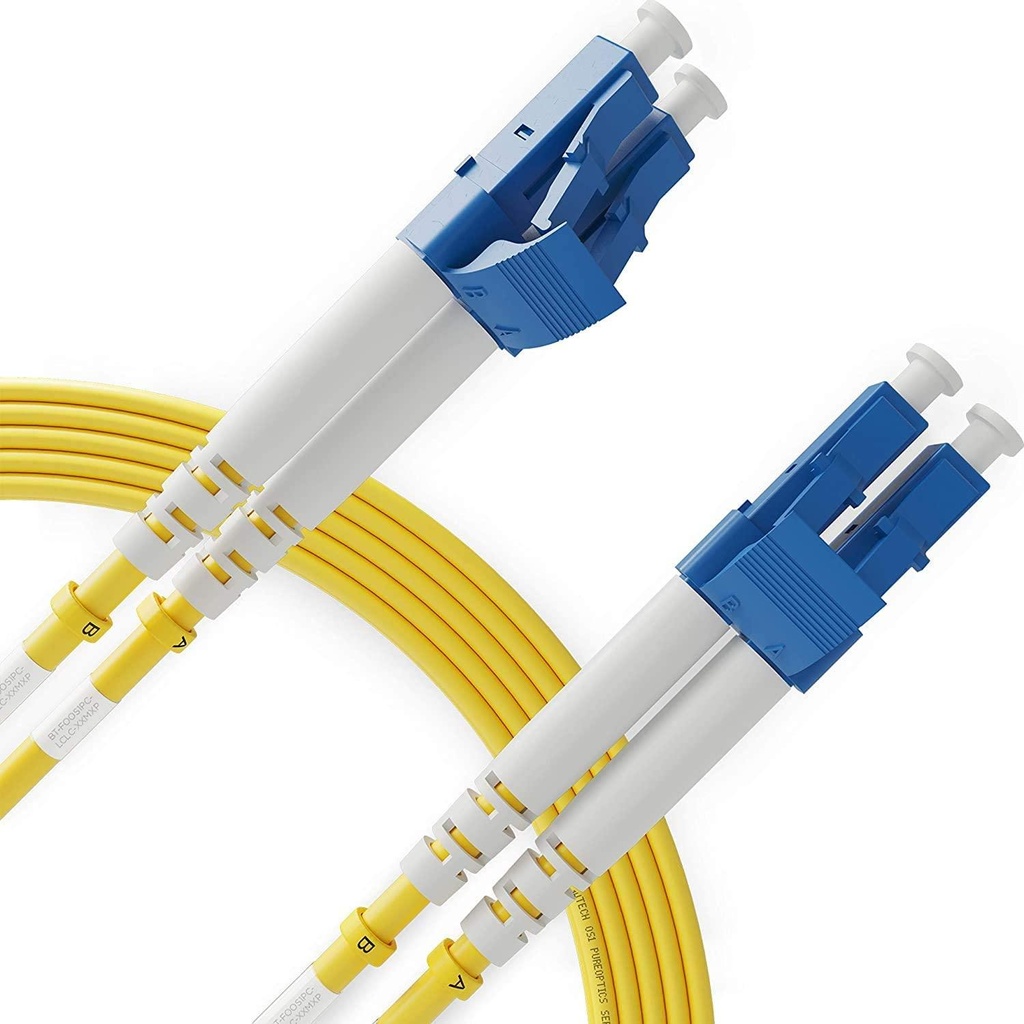 [N370-20M] Duplex Singlemode 9/125 Fiber Patch Cable (LC/LC), 20 m (65 ft.)