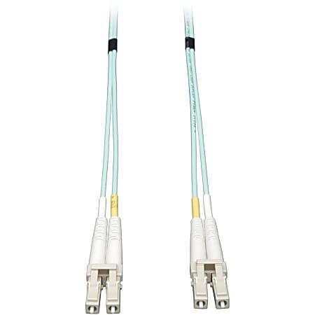 [N820-02M] 10G Duplex Multimode 50/125 OM3 LSZH Fiber Optic Cable (LC/LC), Aqua, 2 m (6 ft.)