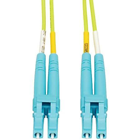 [N820-03M-OM5] 100G Duplex Multimode 50/125 OM5 LSZH Fiber Optic Cable (LC/LC), Lime Green, 3 m