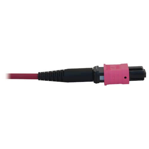[N858B-10M-3X8MG] 40/100/400G Multimode 50/125 OM4 Fiber Optic Cable (3x8F MTP/MPO-PC F/F), LSZH, Magenta, 10 m (32.8 ft.)