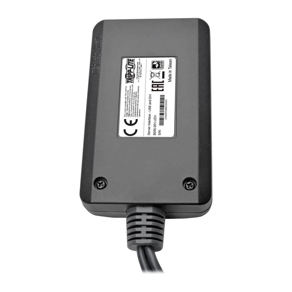 [B055-001-UDV] NetDirector DVI USB Server Interface Unit with Virtual Media and CAC Support (B064-IPG Series), USB and DVI