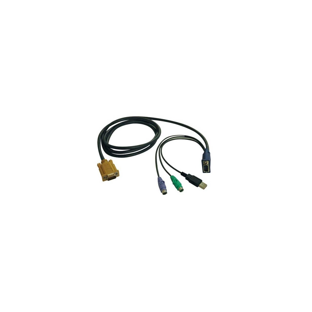 [P778-006] USB/PS2 Combo Cable for NetDirector KVM Switches B020-U08/U16 and KVM B022-U16, 6 ft. (1.83 m)
