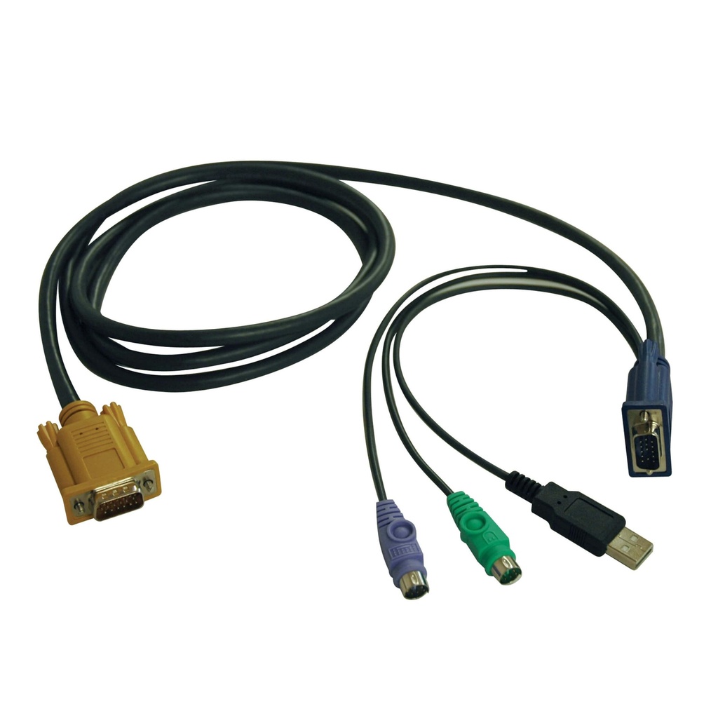 USB/PS2 Combo Cable for NetDirector KVM Switch B020-U08/U16, 10 ft. (3.05 m)