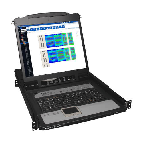 [B020-U08-19-IP] NetDirector 8-Port 1U Rack-Mount Console KVM Switch with 19-in. LCD and IP Remote Access