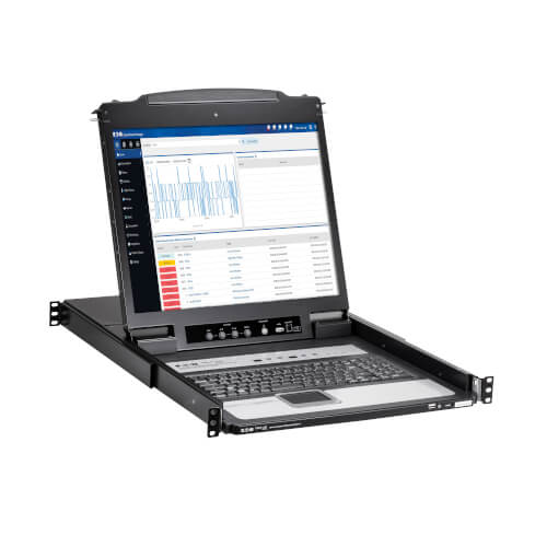 [B020-U16-19-IPG] 16Port IP KVM with 19" LCD Console, German version             