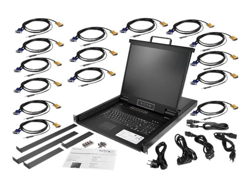 [B020-U16-19-KG] 16Port KVM with 19" LCD Console w 8 cables, German version 