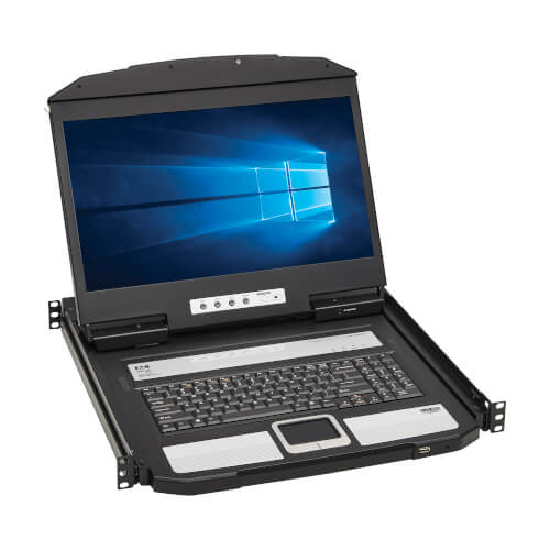 [B021-SWHD-K] Rack-Mount Short-Depth HDMI KVM Console