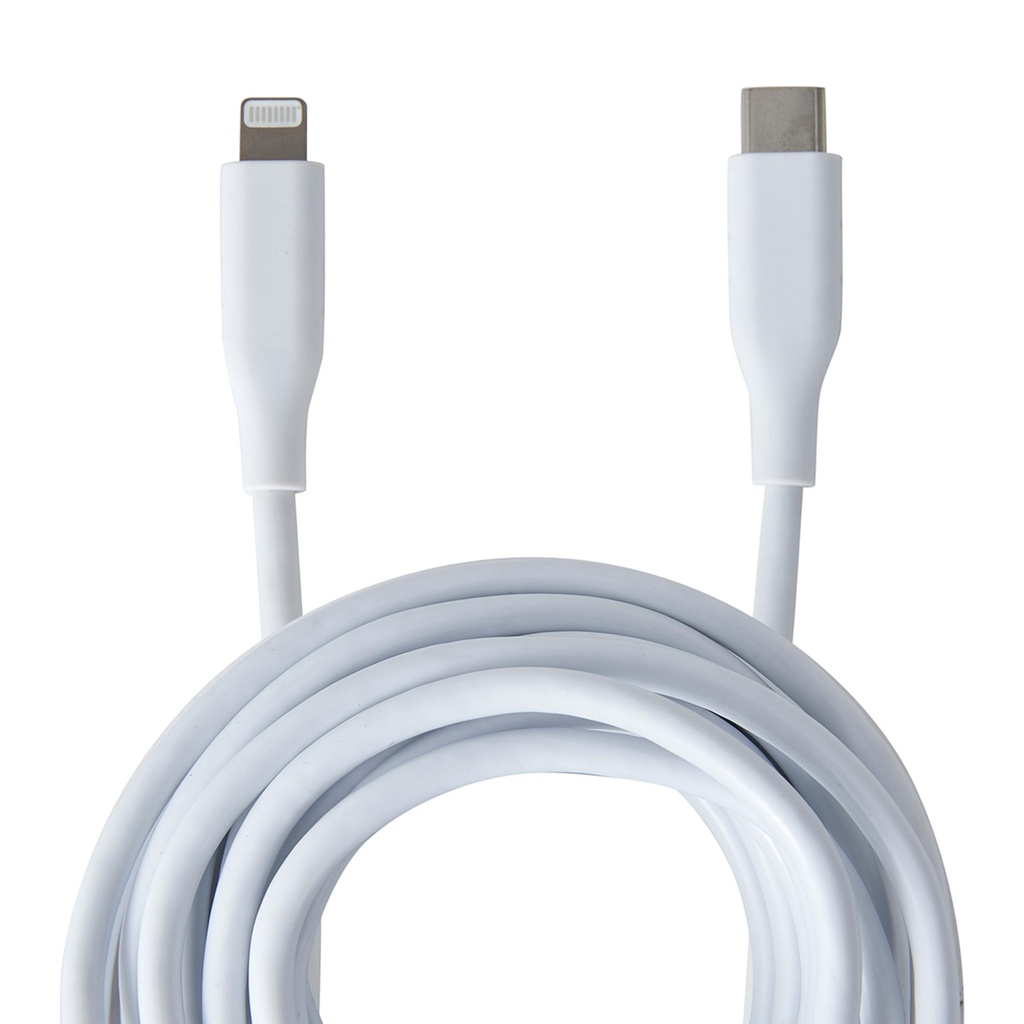 [M102-02M-WH] USB-C to Lightning Sync/Charge Cable (M/M), MFi Certified, White, 2 m (6.6 ft.)