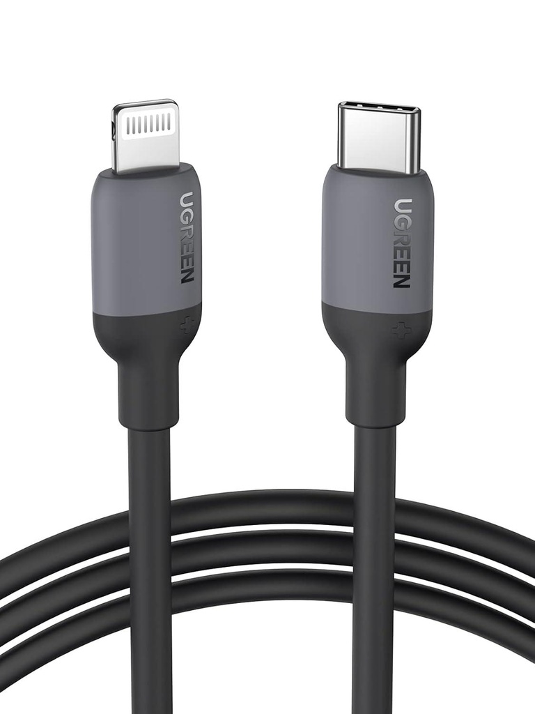 [M102-03M-BK] USB-C to Lightning Sync/Charge Cable (M/M), MFi Certified, Black, 3 m (9.8 ft.)
