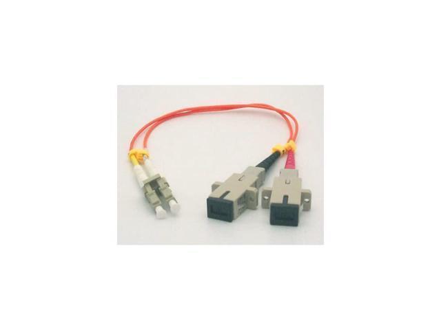 [N458-001-62] Duplex Multimode 62.5/125 Fiber Adapter (LC-SC M/F) 1 ft. (0.31 m)
