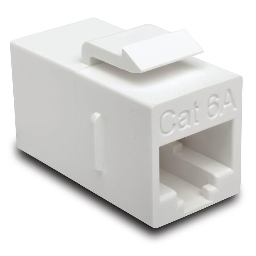 [N235-001-6A] Cat6a Straight-Through Modular In-Line Snap-In Coupler (RJ45 F/F), TAA