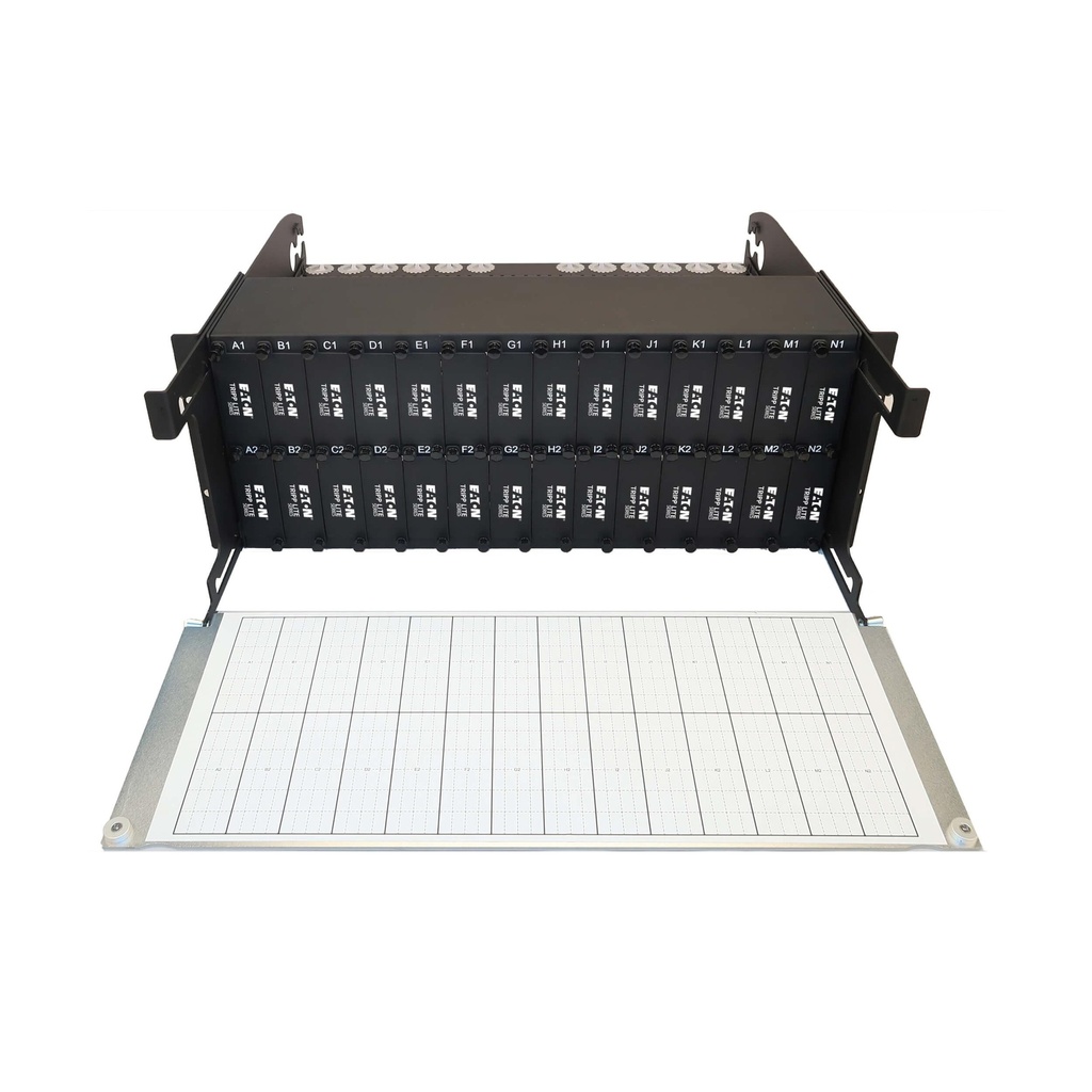 [N482-04U] Enclosure for 28 High-Density Fiber Cassettes, 4U