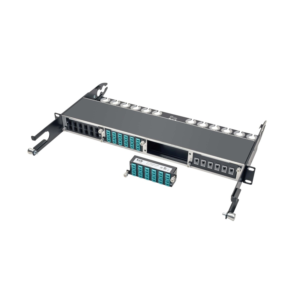 [N484-12LC] 10GbE Pass-Through Cassette - (x12) LC Duplex