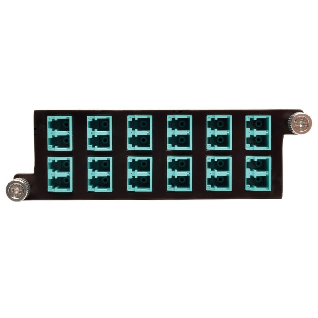 [N484-1M24-LC12] 100Gb/120Gb to10Gb Breakout Cassette, 24-Fiber OM4 MTP/MPO ( Male with Pins ) to ( x12 ) LC Duplex