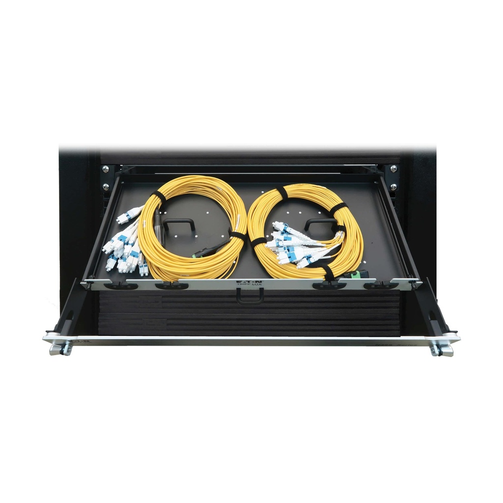 [N48S-2L24L-20] Preloaded Fiber Panel, 1U - 2x (12x LC/LC Duplex M/M) 24F Trunk Cables, OS2 Singlemode, 20 m (65.6 ft.)