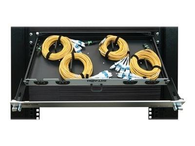 [N48S-4M8L4-10] Preloaded Fiber Panel, 1U - 4x (12F MTP/MPO-APC to 4x LC Duplex F/M) 8F Trunk Cables, OS2 Singlemode, 10 m (32.8 ft.)
