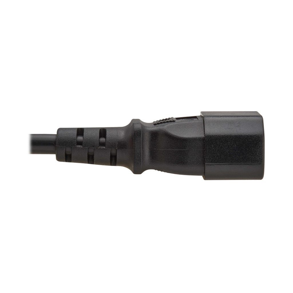[P004-02M-EU] PDU Power Cord, C13 to C14 - 10A, 250V, H05VV-F, 2M, Black