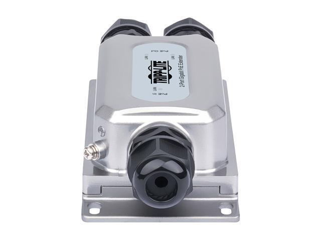[NPOE-EXT-2X1G30] 2-Port Gigabit Ethernet PoE+ Extender/Repeater - Cat5e/6/6a, 95W, IP67, IK10, 328 ft. (100 m)