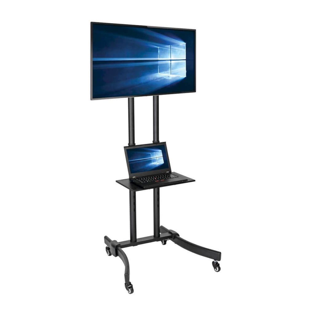 [DMCS3770L] Rolling TV/Monitor Cart - for 37” to 70” TVs and Monitors - Classic Edition