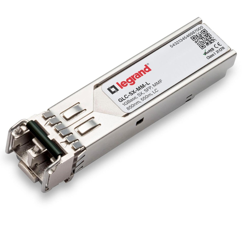[N286-01G-SX-C] Cisco-Compatible GLC-SX-MMD SFP Transceiver - 1000Base-SX, LC Duplex MMF, 1.25 Gbps, 850 nm, 550 m (1804 ft.)