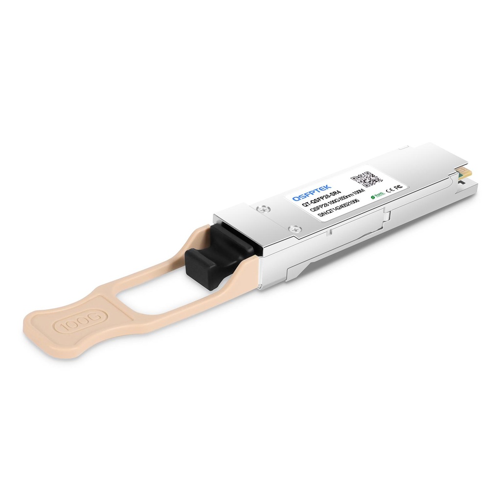 [N286-100G-SR4SC] Cisco-Compatible QSFP-100G-SR4-S QSFP28 Transceiver - 100GBase-SR4, MTP/MPO MMF, 100 Gbps, 850 nm, 100 m (328 ft.)