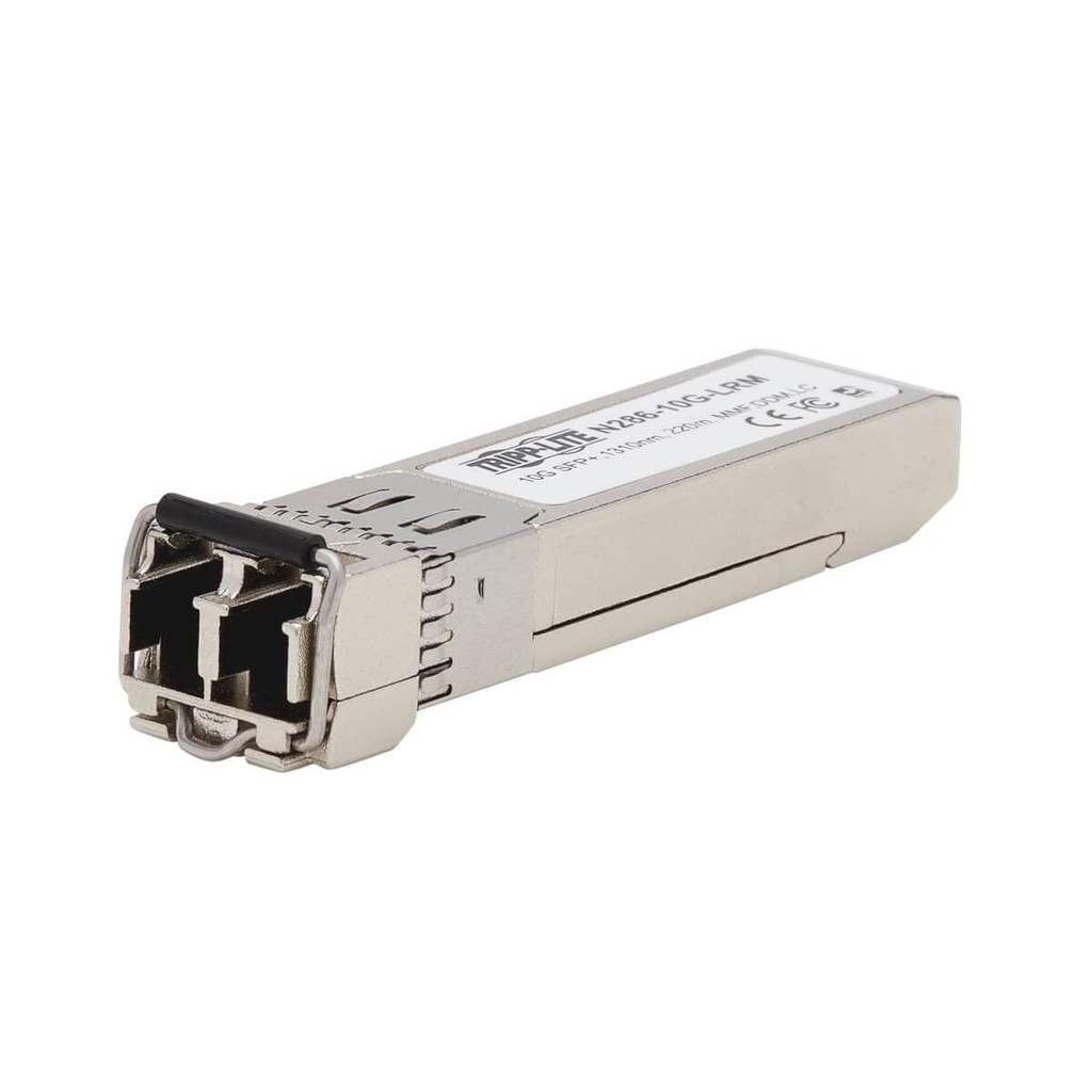 [N286-10G-LRM] Tripp Lite series Cisco-Compatible SFP-10G-LRM SFP+ Transceiver - 10GBase-LRM, DDM, Multimode LC, 1310 nm, 220 m