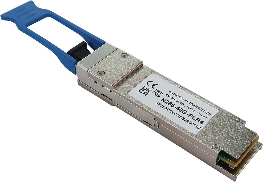 [N286-40G-PLR4] Tripp Lite series Cisco-Compatible QSFP+ Transceiver - 40GBase-PLR4, Singlemode MPO/MTP, 1310 nm, 10 km